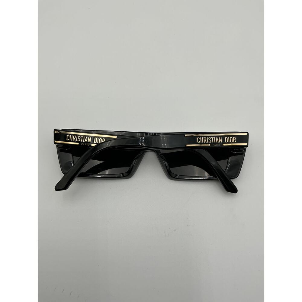 Dior 'Rectangular' Black Sunglasses Size OS - Picture 5 of 5